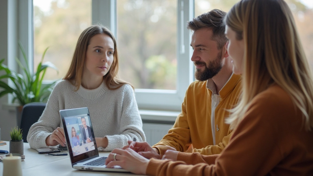 Studenter som deltar tillsammans i virtuell klassrum session med videokamera på